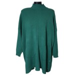 Λεπτό Πλεκτό Μπλουζοφόρεμα Plus Size